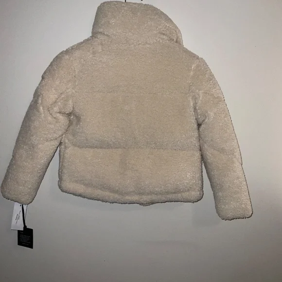 SAM. NYC Girls Sherpa Mid Coat – Size 8 (Almond) – NWT - Picture 14 of 14